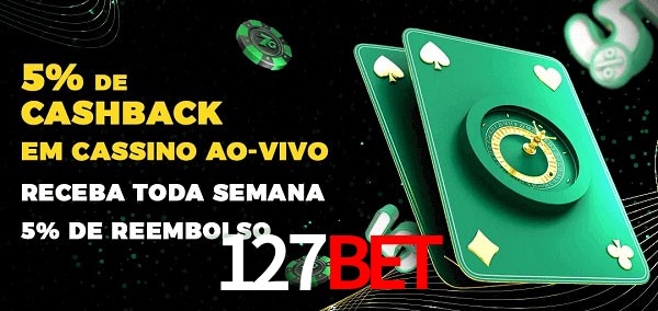 Promoções do cassino ao Vivo 127bet